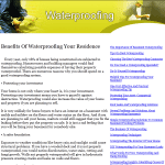 waterproofing