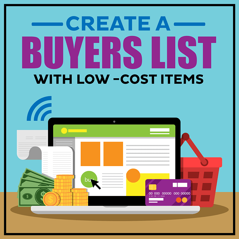 Create A Buyers List With Low -Cost Items-800