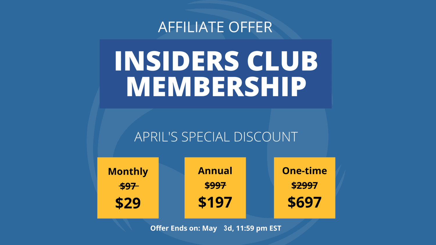 Affiliate Offer insiders price