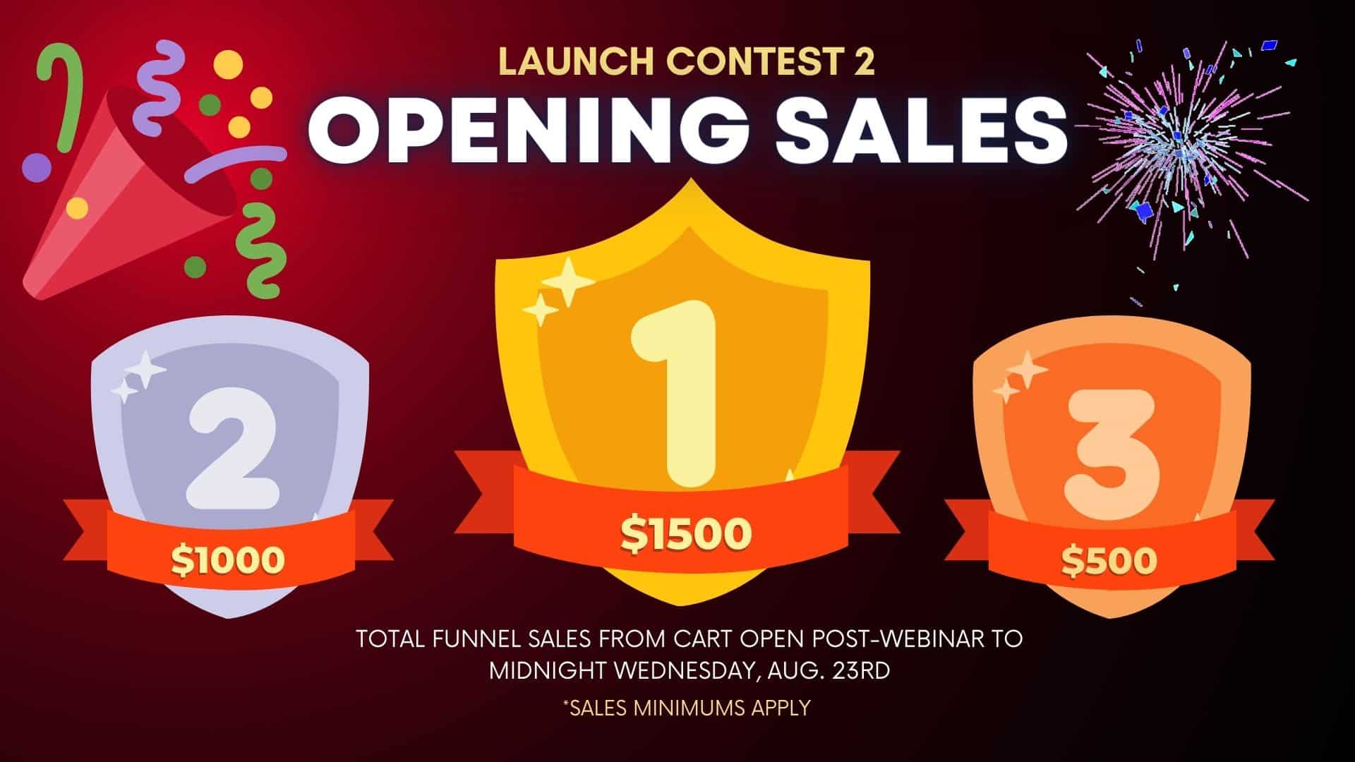 SCT Launch Contest 2 - Opening Contest