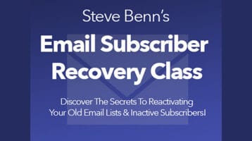 Email Recovery Poster - Steve Benn