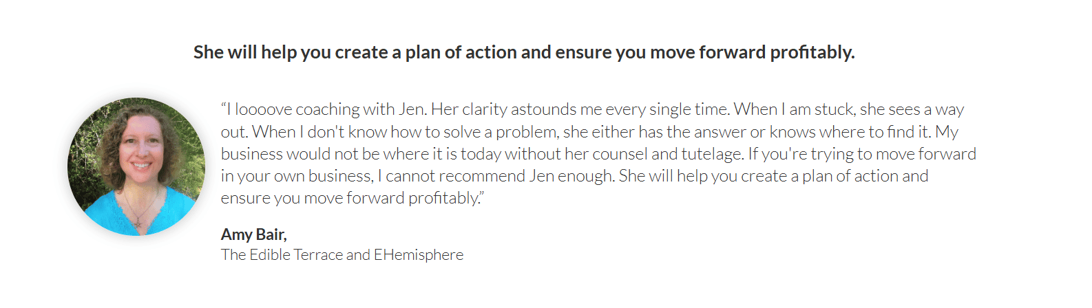 Jen Perdew Testimonial 2